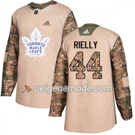 Herren Eishockey Toronto Maple Leafs Trikot Morgan Rielly 44 Adidas 2017-2018 Camo Veterans Day Practice Authentic